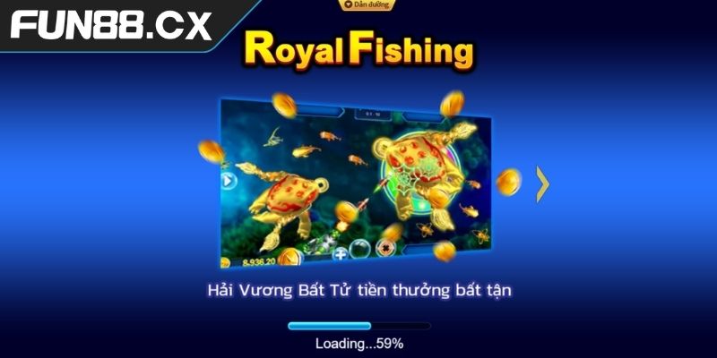 Luật chơi bắn cá Hoàng Gia FUN88 đơn giản đầy thử thách