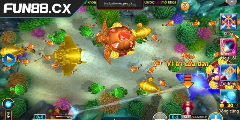 Bí quyết chinh phục bắn cá Jackpot FUN88